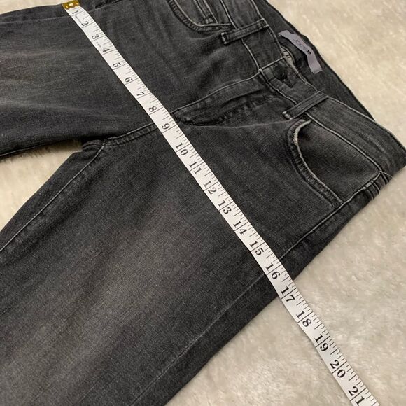 Joes Jeans Womens Size 28 Capri Pants Roll Up Stretch Dark Gray Denim‎ Mid Rise - Picture 6 of 9